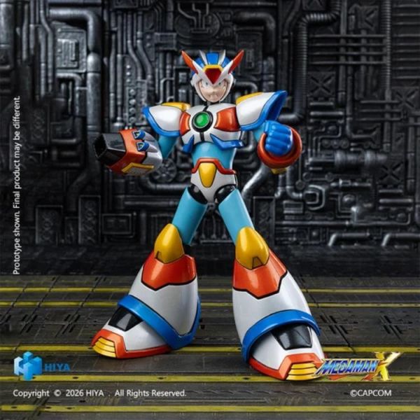 (預購) Hiya Toys E.B.S. 15cm 洛克人X 艾克斯 第三裝甲ver. 可動完成品 EBM0385 20260924 Hiya Toys E.B.S. 15cm 洛克人X 艾克斯 第三裝甲ver. 可動完成品 EBM0385