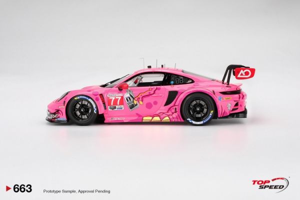 (預購) 粉紅暴龍 TOP SPEED 1/18 保時捷 Porsche 911 GT3 R (992) #77 AO Racing 2025 IMSA Detroit Grand Prix TS0663 20251121 粉紅暴龍 TOP SPEED 1/18 保時捷 Porsche 911 GT3 R (992) #77 AO Racing 2025 IMSA Detroit Grand Prix TS0663