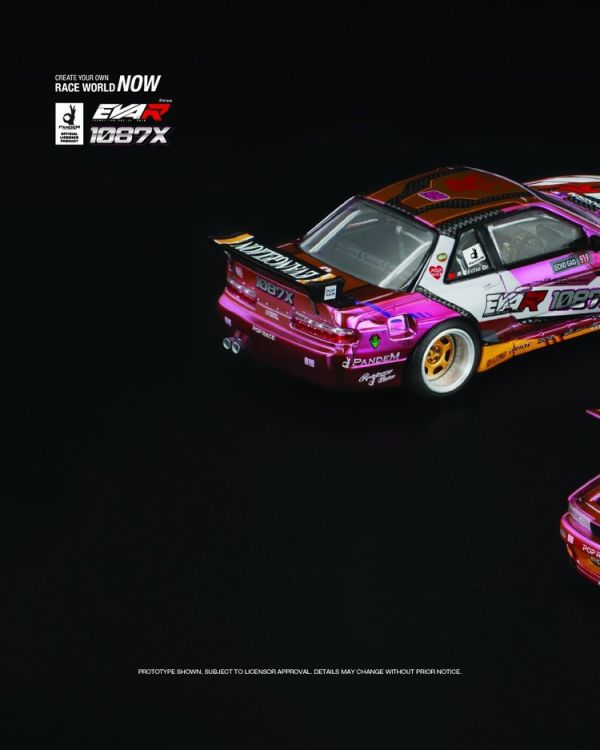 (預購) POP RACE 1/64 日產 Nissan PANDEM S13 EVA RT PRODUCTION MODEL CUSTOM TYPE-08 EVA RACING × 1087X (預購) POP RACE 1/64 日產 Nissan PANDEM S13 EVA RT PRODUCTION MODEL CUSTOM TYPE-08 EVA RACING × 1087X
