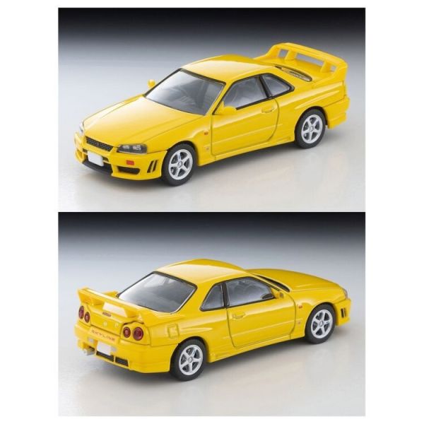 (預購) TOMYTEC 1/64 TLV-N365a 1998 日產 NISSAN SKYLINE 25GT-T with optional (Yellow) 20260101 TOMYTEC 1/64 TLV-N365a 1998 日產 NISSAN SKYLINE 25GT-T with optional (Yellow)