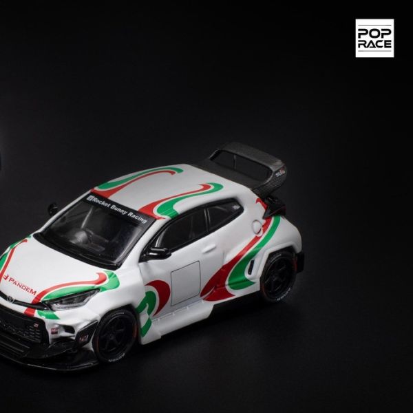 POP RACE 1/64 豐田 TOYOTA PANDEM GR YARIS 拉力塗裝 PR640136 POP RACE 1/64 豐田 TOYOTA PANDEM GR YARIS 拉力塗裝 PR640136