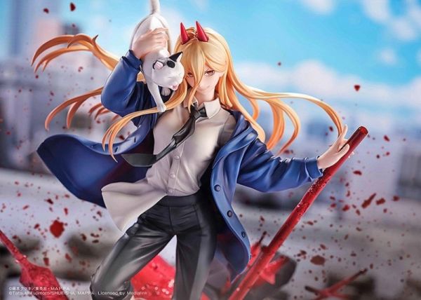 SEGA 1/7 鏈鋸人 帕瓦＆喵子 PVC SEGA 1/7 鏈鋸人 帕瓦＆喵子 PVC