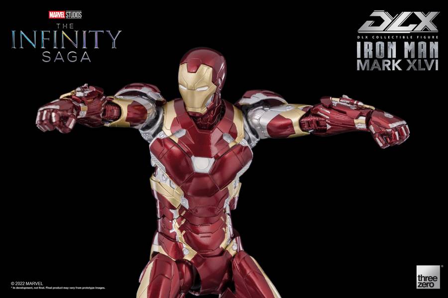 threezero DLX 漫威 MARVEL 鋼鐵人 Mark46 可動完成品 threezero,DLX,漫威,MARVEL,鋼鐵人,Mark46,可動完成品,