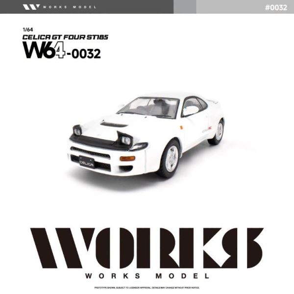 (預購) WORKS MODEL 1/64 豐田 TOYOTA CELICA GT FOUR ST185 W640032 20260708 WORKS MODEL 1/64 豐田 TOYOTA CELICA GT FOUR ST185 W640032