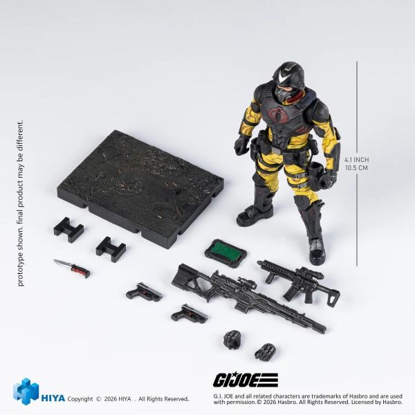 (預購) Hiya E.M.S. 1/18 特種部隊 眼鏡蛇軍官 Python Patrol Ver. EMG0462 可動完成品 20261022 Hiya E.M.S. 1/18 特種部隊 眼鏡蛇軍官 Python Patrol Ver. EMG0462 可動完成品