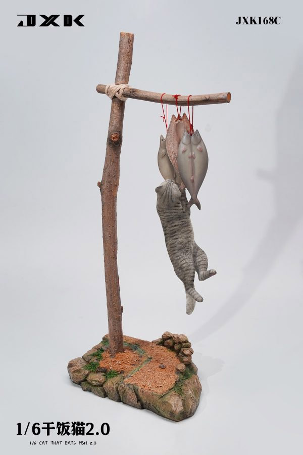 JXK 1/6 動物公仔 幹飯貓 2.0 A-D 分別販售 JXK 1/6 動物公仔 幹飯貓 2.0 A-D 分別販售