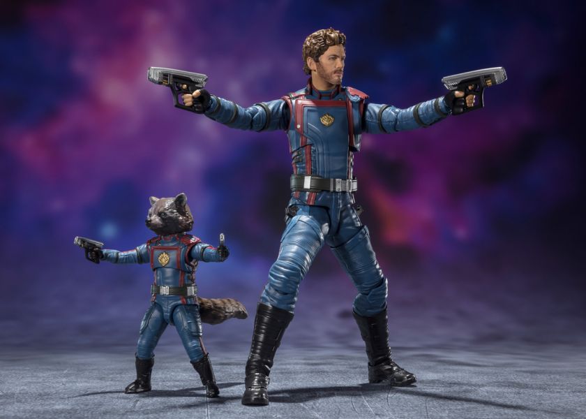BANDAI S.H.Figuarts SHF MARVEL 漫威 星際異攻隊3 星爵＆火箭浣熊 BANDAI S.H.Figuarts SHF MARVEL 漫威 星際異攻隊3 星爵＆火箭浣熊