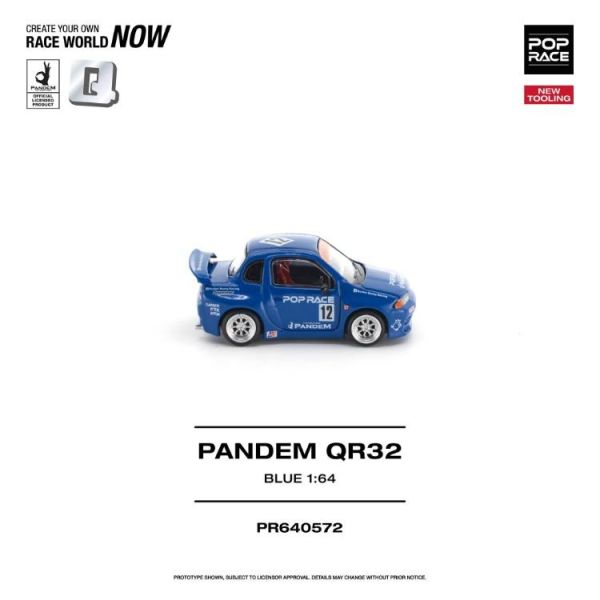 (預購) POP RACE 1/64 PANDEM QR32 BLUE PR640572 20260813 POP RACE 1/64 PANDEM QR32 BLUE PR640572