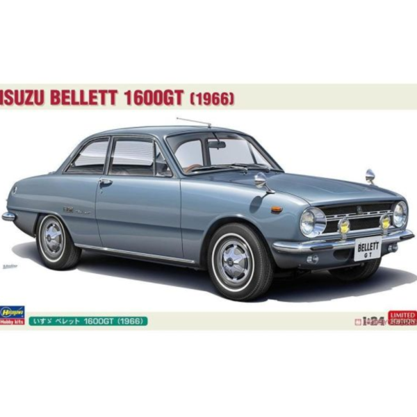 (預購) HASEGAWA 1/24 五十鈴 Isuzu Bellett 1600GT 1966 組裝模型 20260910 HASEGAWA 1/24 五十鈴 Isuzu Bellett 1600GT 1966 組裝模型