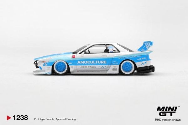 (預購) [吊卡版] MINIGT 1/64 日產 Nissan Skyline GT-R (R32) LBWK Kaido Works AMOCULTURE RHD MGT01238-BL 20260507 [吊卡版] MINIGT 1/64 日產 Nissan Skyline GT-R (R32) LBWK Kaido Works AMOCULTURE RHD MGT01238-BL