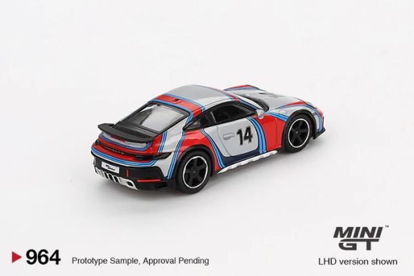MINIGT 1/64 保時捷 Porsche 911 Dakar Ice Grey Metallic "Rally 1974" MGT00964-L MINIGT 1/64 保時捷 Porsche 911 Dakar Ice Grey Metallic "Rally 1974" MGT00964-L