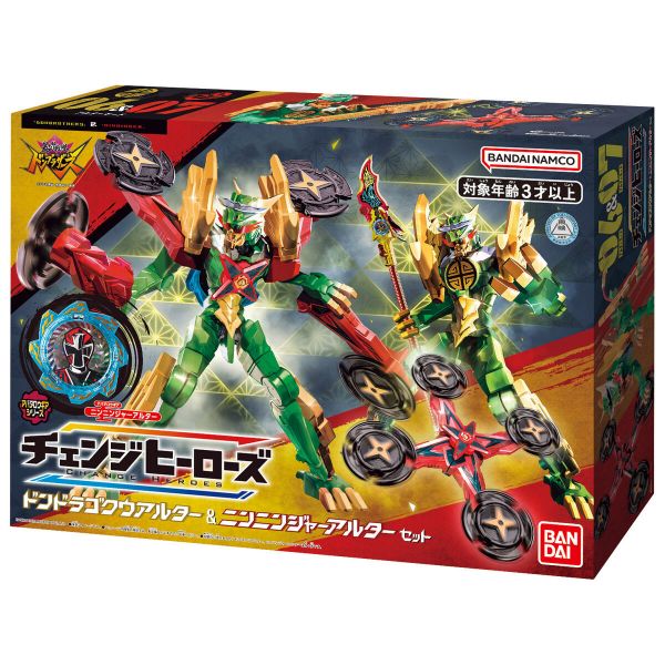 BANDAI 暴太郎戰隊 可動公仔 DON 金龍悟空機器人形態＆ 忍忍者 配件套組 BANDAI 暴太郎戰隊 可動公仔 DON 金龍悟空機器人形態＆ 忍忍者 配件套組