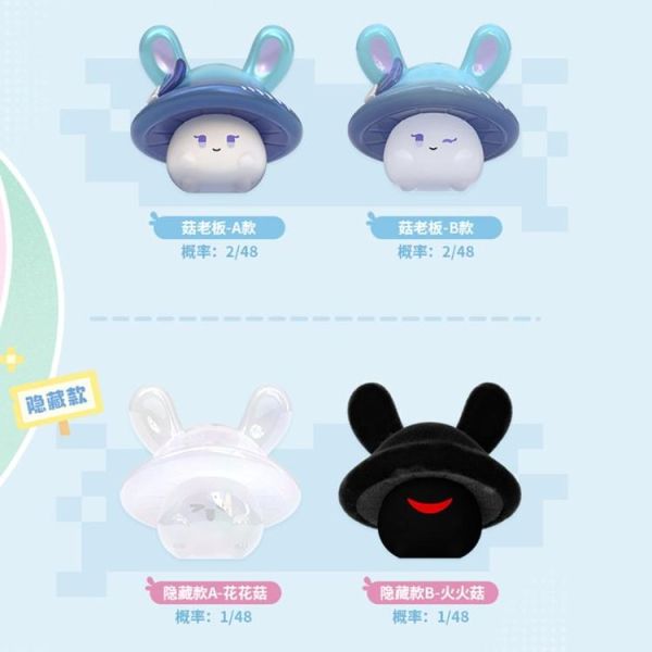 (預購) suplay 盲盒 米哈遊 星穹鐵道 兔兔菇與菇菇兔系列 4個/入 一中盒12入販售 20260421 suplay 盲盒 米哈遊 星穹鐵道 兔兔菇與菇菇兔系列 4個/入 一中盒12入販售