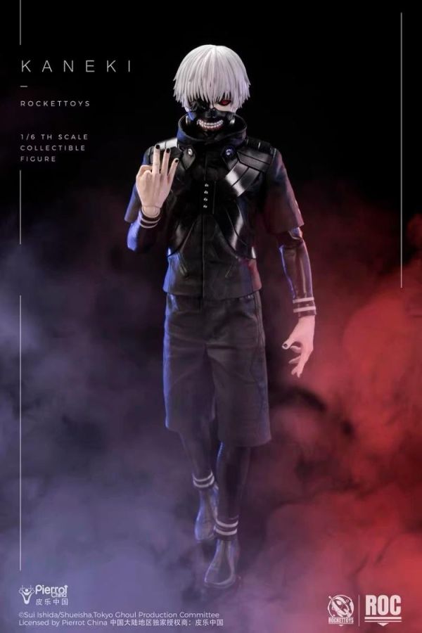 (預購) ROCKETTOYS 正版授權 1/6 東京喰種 金木研 KANEKI 戰鬥服Ver 可動完成品 20260716 ROCKETTOYS 正版授權 1/6 東京喰種 金木研 KANEKI 戰鬥服Ver 可動完成品