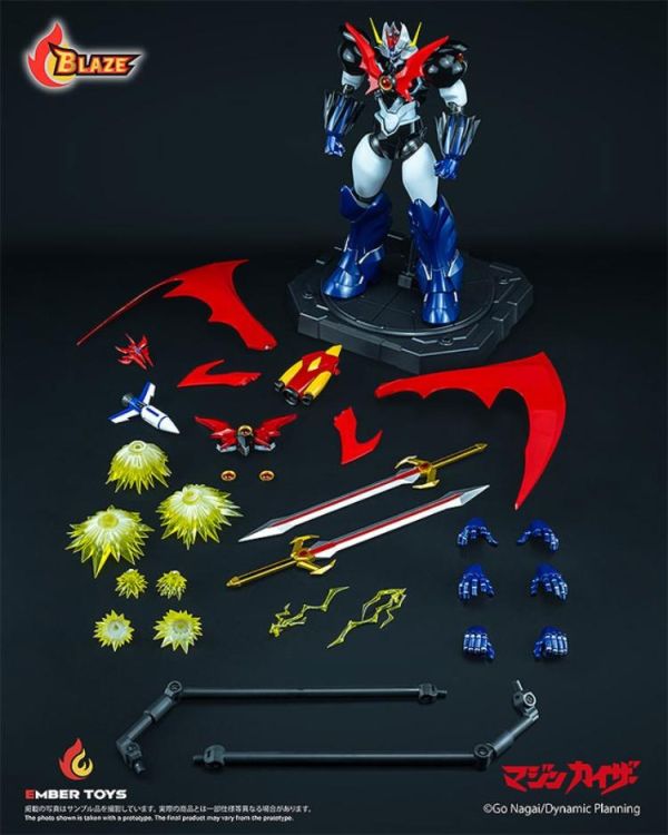 (預購) Ember Toys BLAZE 帝皇萬能俠 魔神凱撒 原作版 可動完成品 20260310 Ember Toys BLAZE 帝皇萬能俠 魔神凱撒 原作版 可動完成品