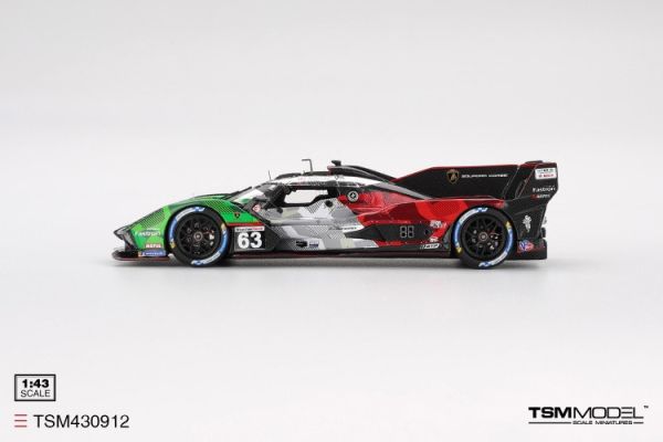 (預購) TSM 1/43 藍寶堅尼 Lamborghini SC63 #63 Automobili Lamborghini Squadra Corse 2025 IMSA Daytona 24 Hrs TSM430912 20251121 TSM 1/43 藍寶堅尼 Lamborghini SC63 #63 Automobili Lamborghini Squadra Corse 2025 IMSA Daytona 24 Hrs TSM430912