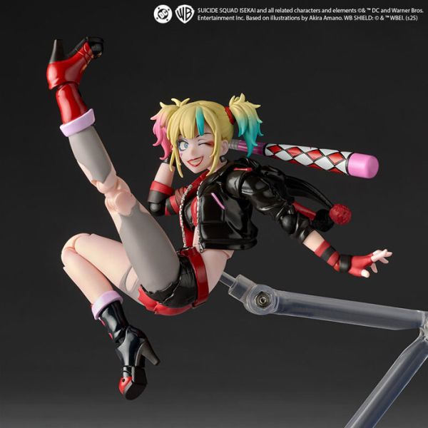 KAIYODO 海洋堂 REVOLTECH 驚奇山口 異世界自殺突擊隊 哈莉·奎茵 可動完成品 KAIYODO 海洋堂 REVOLTECH 驚奇山口 異世界自殺突擊隊 哈莉·奎茵 可動完成品