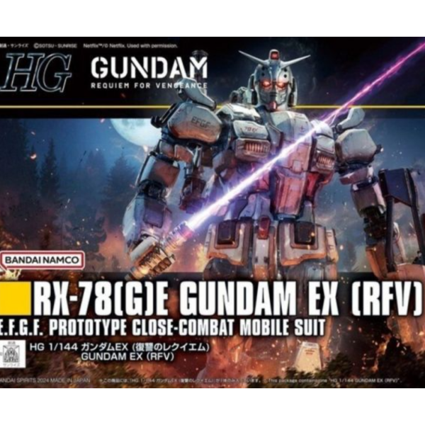BANDAI 1/144 HGUC 255 鋼彈EX 機動戰士鋼彈 復仇的安魂曲 組裝模型 BANDAI 1/144 HGUC 255 鋼彈EX 機動戰士鋼彈 復仇的安魂曲 組裝模型