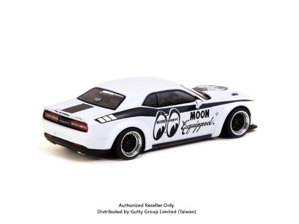 TARMAC WORKS x MOONEYES LOTTO樂多特別聯名限量款 1/64 道奇 LB-WORKS Dodge Challenger 挑戰者 SRT Hellcat - MOON Equipped [請點貨到通知] TARMAC WORKS x MOONEYES LOTTO樂多特別聯名限量款 1/64 道奇 LB-WORKS Dodge Challenger 挑戰者 SRT Hellcat - MOON Equipped