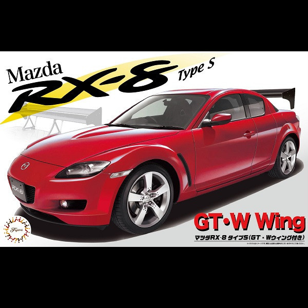 1/24 MAZDA RX-8 TypeS 付GTW大尾翼 FUJIMI ID326 富士美 組裝模型 FUJIMI,1/24,RS,BMW,325i,VW,GOLF,GTI,三菱,STARION,1985,SUBARU,IMPREZA,WRX,HONDA,CR-Z