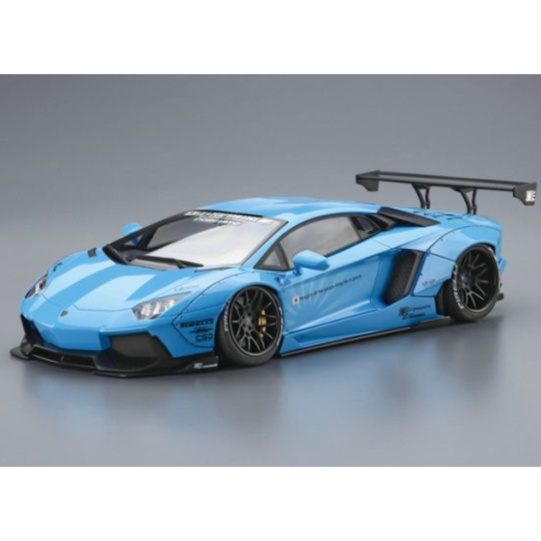 AOSHIMA 青島 1/24 LB#17 藍寶堅尼Aventador ver.1 組裝模型 AOSHIMA 青島 1/24 LB#17 藍寶堅尼Aventador ver.1 組裝模型