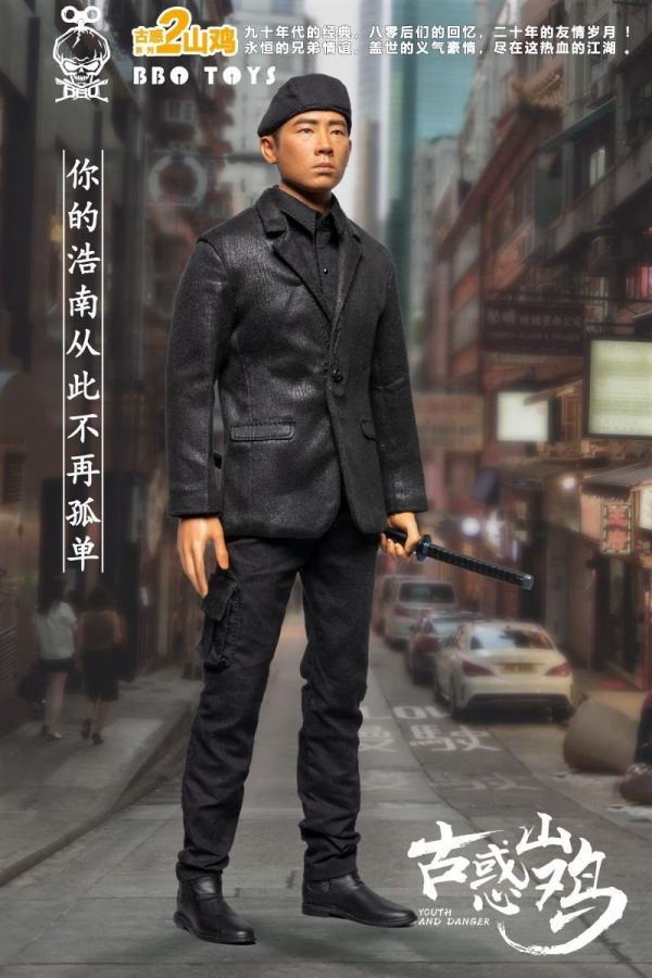 BBOTOYS 1/6 古惑系列 山雞 小春 GHZ02 雙頭雕雙素體 可動公仔 BBOTOYS,1/6,古惑系列,山雞,陳小春,GHZ02