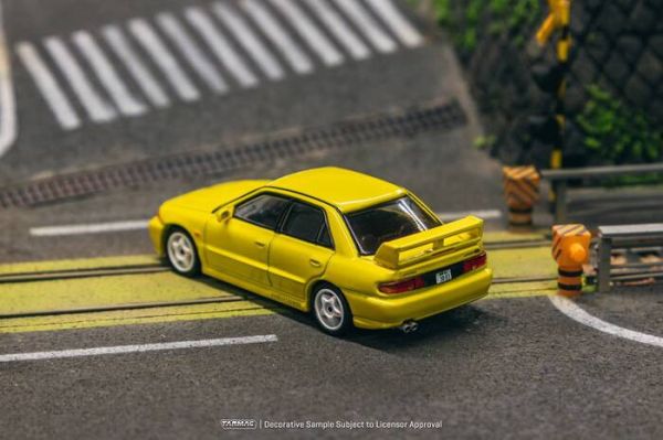 TARMAC WORKS 1/64 三菱 Mitsubishi Lancer GSR Evolution III EVO三代 耀眼黃 車模雙卡組 T64G-050-YL TARMAC WORKS 1/64 三菱 Mitsubishi Lancer GSR Evolution III EVO三代 耀眼黃 車模雙卡組 T64G-050-YL