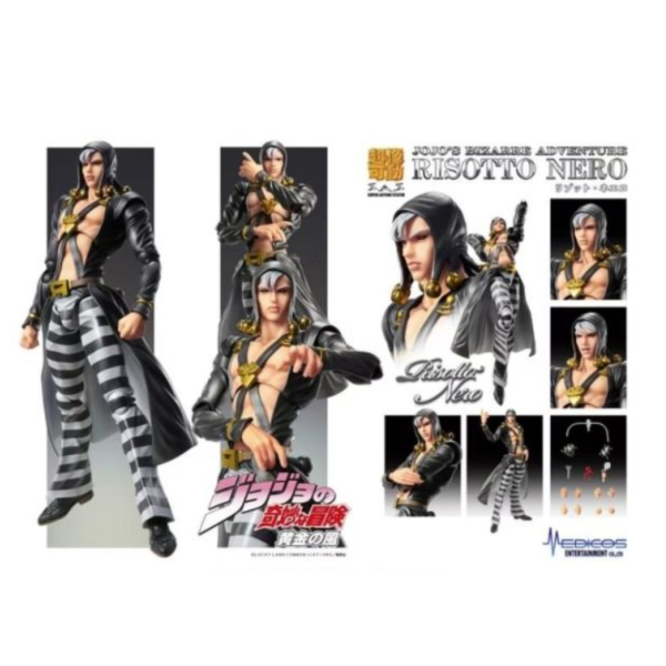 (預購) [再販] MEDICOS 超像可動 JOJO第5部 里蘇特 涅羅 可動完成品 20260609 [再販] MEDICOS 超像可動 JOJO第5部 里蘇特 涅羅 可動完成品