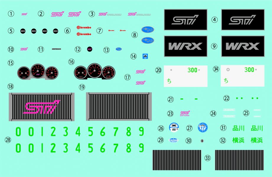 1/24 SUBARU IMPREZA Sedan WRX Sti SpecC FUJIMI 富士美 ID293 組裝模型 FUJIMI,1/24,RS,BMW,325i,VW,GOLF,GTI,三菱,STARION,1985,SUBARU,IMPREZA,WRX,