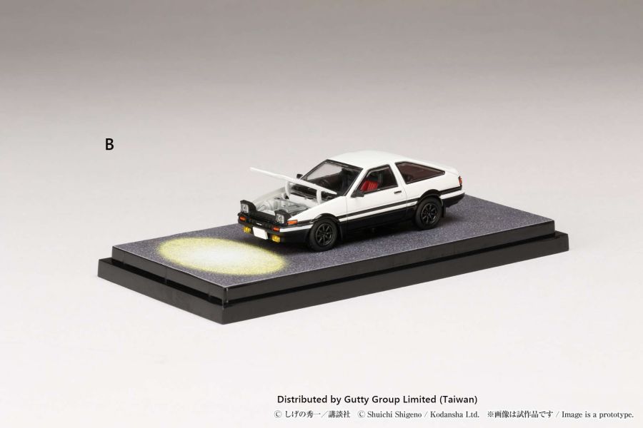 Hobby JAPAN 1/64 豐田 Toyota SPRINTER TRUENO GT APEX (AE86) / 頭文字D場景系列 藤原拓海 VS 秋山渉 正丸山道戰 HJ641052DC Hobby JAPAN 1/64 豐田 Toyota SPRINTER TRUENO GT APEX (AE86) / 頭文字D場景系列 藤原拓海 VS 秋山渉 正丸山道戰 HJ641052DC