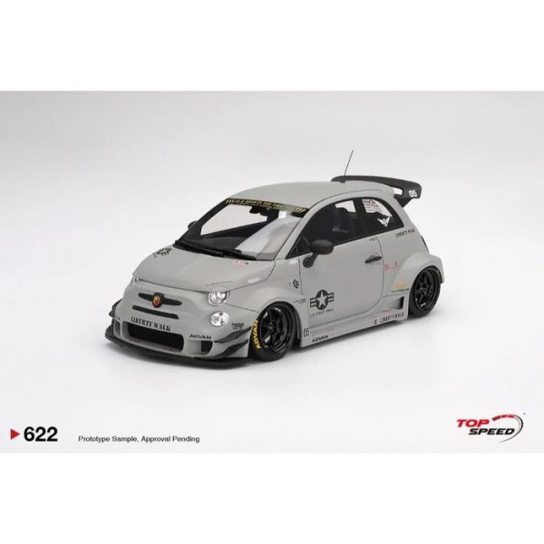 TOP SPEED 1/18 飛雅特 Abarth 595 LB-WORKS x Abas Works Fighters TS0622 TOP SPEED 1/18 飛雅特 Abarth 595 LB-WORKS x Abas Works Fighters TS0622