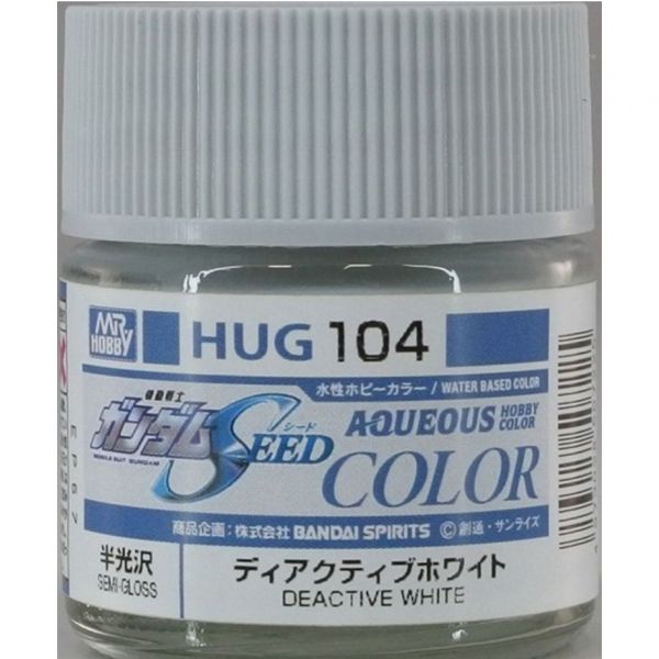 GSI 郡氏 水性漆 HUG-104 PS裝甲專用未啟動白色 半光澤 GSI,郡氏,水性漆,HUG-104,PS裝甲,專用,未啟動,白色,半光澤,