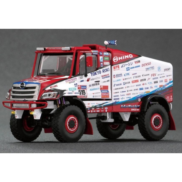 (預購) PLATZ 1/43 SP-196 HINO 600系列 混合動力賽車 2023達卡拉力賽 20260625 PLATZ 1/43 SP-196 HINO 600系列 混合動力賽車 2023達卡拉力賽
