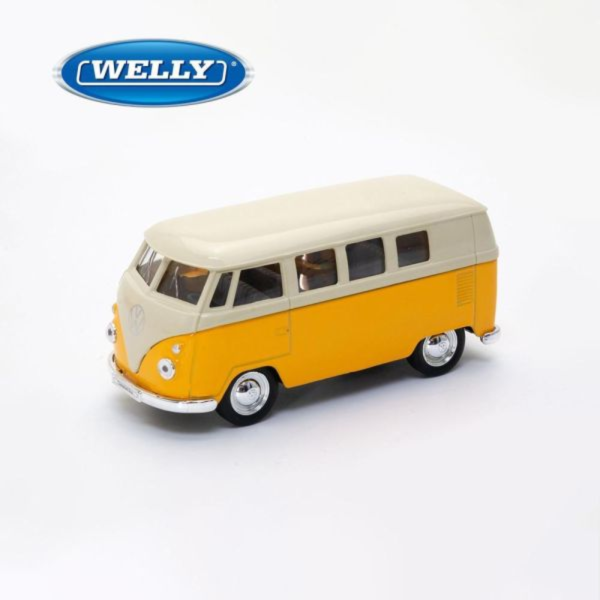 (預購) WELLY 4.75吋 福斯 1963 Volkswagen T1 巴士模型49764CW(黃色) 20260915 WELLY 4.75吋 福斯 1963 Volkswagen T1 巴士模型49764CW(黃色)