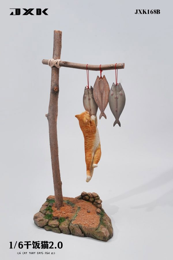 JXK 1/6 動物公仔 幹飯貓 2.0 A-D 分別販售 JXK 1/6 動物公仔 幹飯貓 2.0 A-D 分別販售