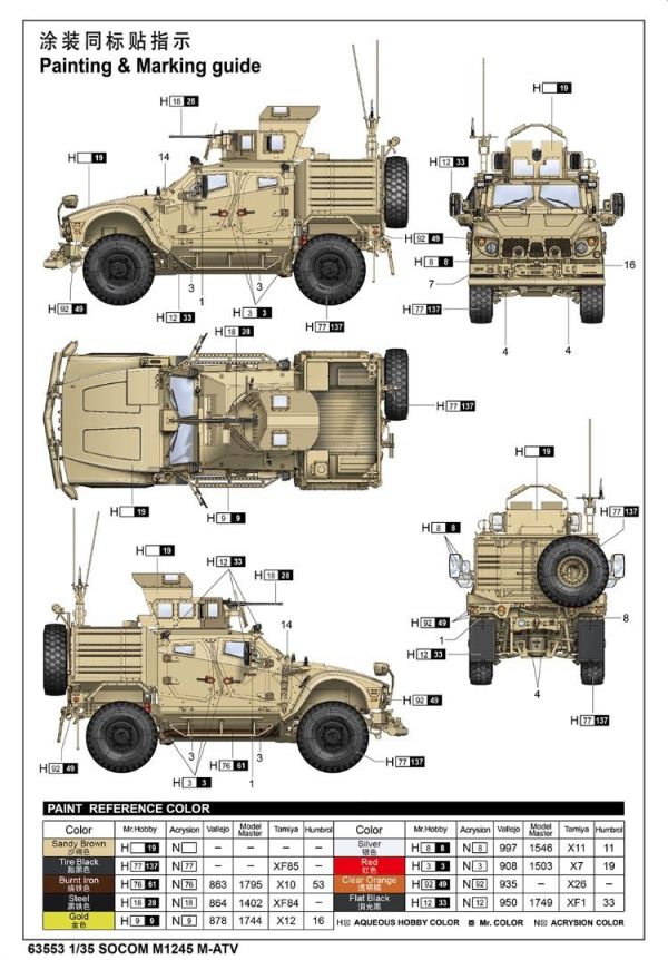 (預購) I Love Kit 1/35 美國 M1245 M-ATV 特種作戰裝甲車 組裝模型 20260428 I Love Kit 1/35 美國 M1245 M-ATV 特種作戰裝甲車 組裝模型