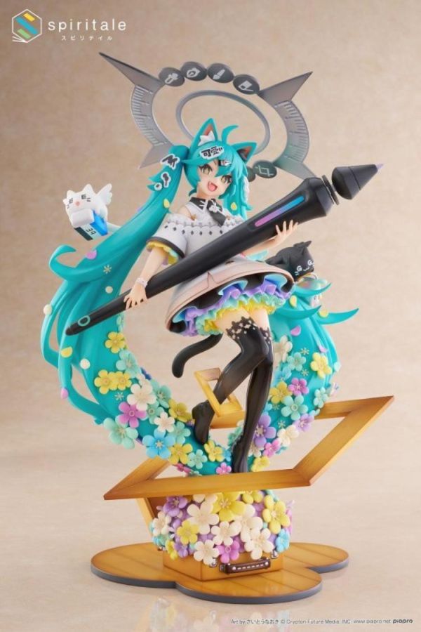 (預購) TAITO 1/7 初音未來 x 齋藤直葵 試著製作初音未來模型! 繪畫 ver. PVC完成品 20260301 TAITO 1/7 初音未來 x 齋藤直葵 試著製作初音未來模型! 繪畫 ver. PVC完成品