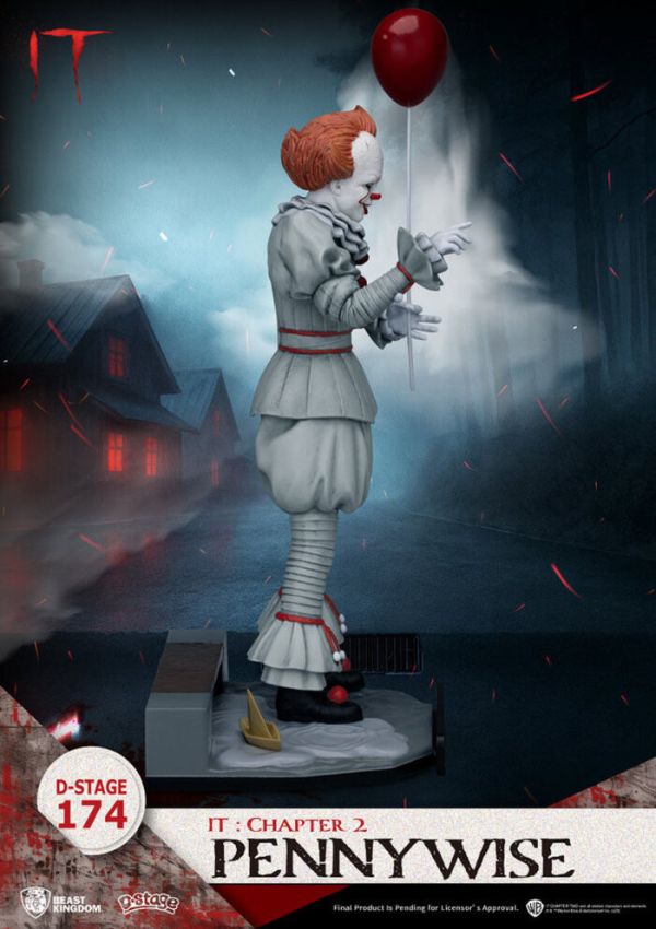 野獸國 Beast Kingdom 牠：第二章 潘尼懷斯 Pennywise DS-174 靜態完成品 野獸國 Beast Kingdom 牠：第二章 潘尼懷斯 Pennywise DS-174 靜態完成品