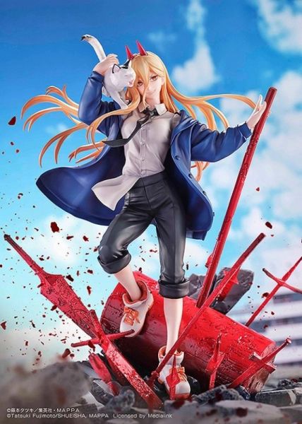 SEGA 1/7 鏈鋸人 帕瓦＆喵子 PVC SEGA 1/7 鏈鋸人 帕瓦＆喵子 PVC
