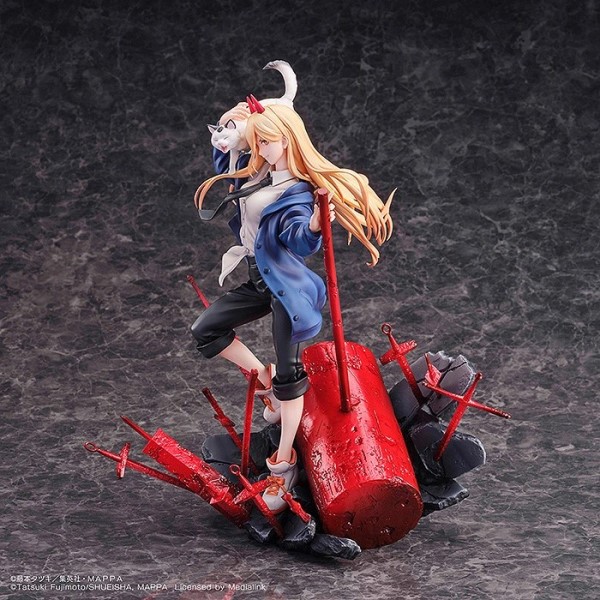 SEGA 1/7 鏈鋸人 帕瓦＆喵子 PVC SEGA 1/7 鏈鋸人 帕瓦＆喵子 PVC