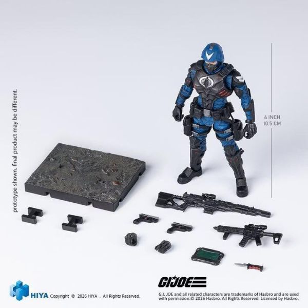 (預購) Hiya Toys E.M.S. 1/18 10.5cm 特種部隊 眼鏡蛇軍官 EMG0454 可動完成品 20260825 Hiya Toys E.M.S. 1/18 10.5cm 特種部隊 眼鏡蛇軍官 EMG0454 可動完成品