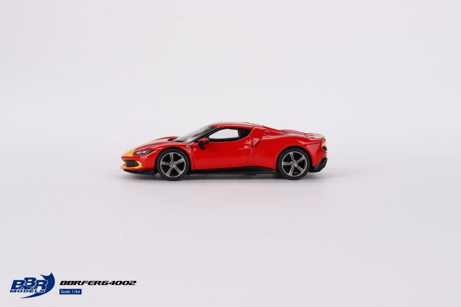 BBR Models 1/64 法拉利 Ferrari 296 GTB Assetto Fiorano Rosso Corsa 經典紅黃 BBR Models 1/64 法拉利 Ferrari 296 GTB Assetto Fiorano Rosso Corsa 經典紅黃