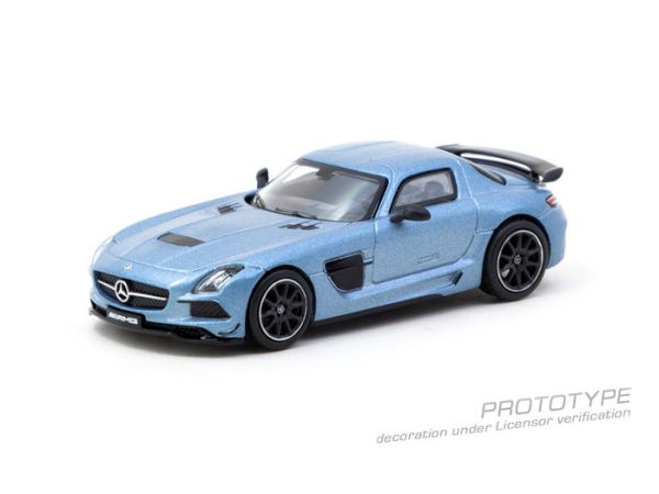 TARMAC WORKS 1/64 賓士 Mercedes-Benz SLS AMG Coupé Black Series Matte Blue T64G-027-MB TARMAC WORKS 1/64 賓士 Mercedes-Benz SLS AMG Coupé Black Series Matte Blue T64G-027-MB