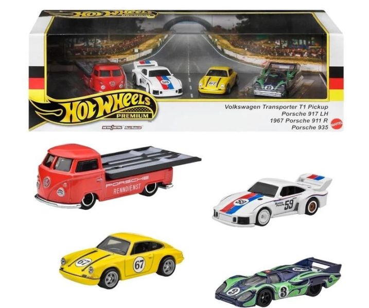 Hot wheels 風火輪 Premium 合金車系列 收藏4入組 Hot wheels 風火輪 Premium 合金車系列 收藏4入組