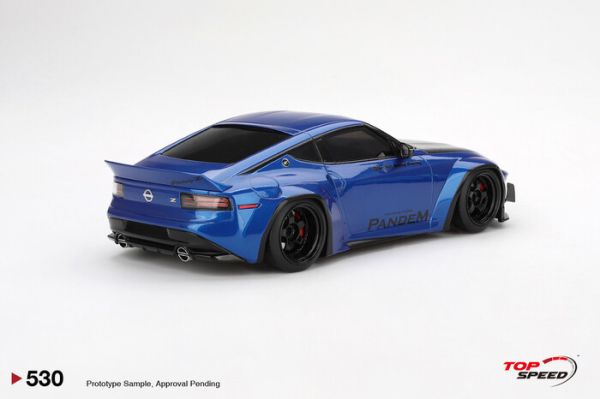 TOPSPEED 1/18 日產 Nissan Z RZ34 Pandem Seiran Blue TS0530 TOPSPEED 1/18 日產 Nissan Z RZ34 Pandem Seiran Blue TS0530