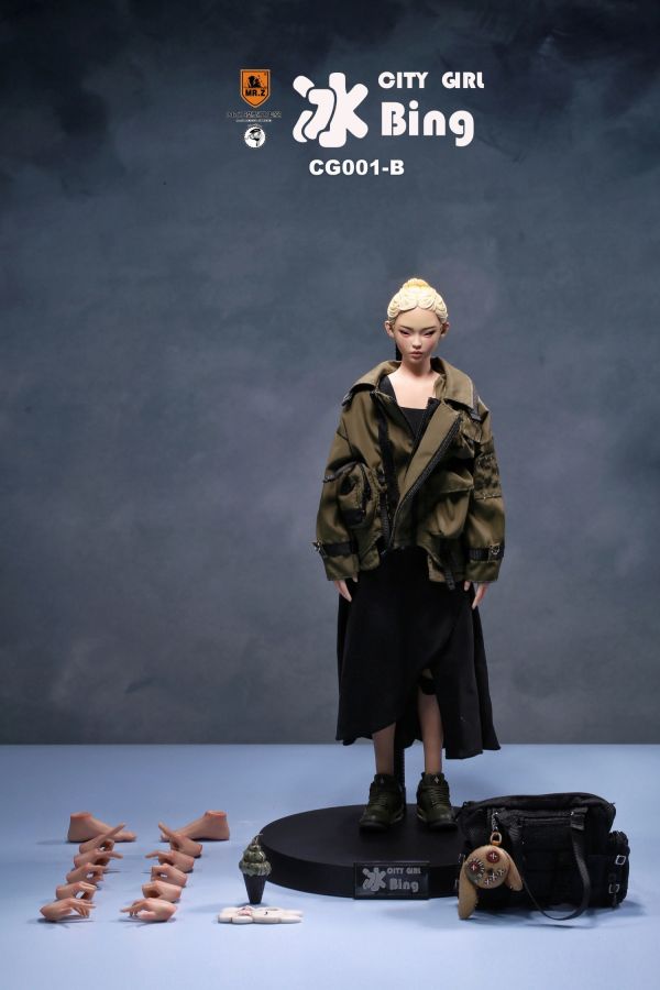 Mr.Z 1/6 模型工作室城市系列第一彈 城市少女 CG001-B 冰 可動完成品 Mr.Z 1/6 模型工作室城市系列第一彈 城市少女 CG001-B 冰 可動完成品