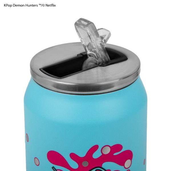 KPOP 獵魔女團 Demon Hunters  不鏽鋼 水瓶 M級 Saja Boys 男團 Soda Pop Can 飲料罐風格 400ml KPOP 獵魔女團 Demon Hunters  不鏽鋼 水瓶 M級 Saja Boys 男團 Soda Pop Can 飲料罐風格 400ml