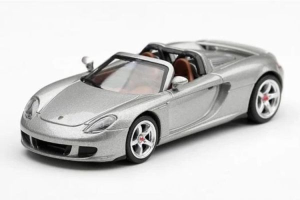 (預購) MINIGT 1/64 保時捷 Porsche Carrera GT GT Silver LHD MGT01236-L 20260716 MINIGT 1/64 保時捷 Porsche Carrera GT GT Silver LHD MGT01236-L
