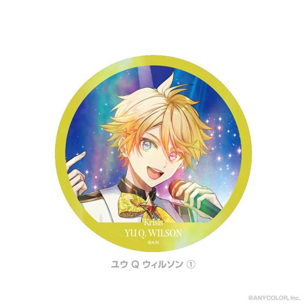 (預購) NIJISANIJI EN 彩虹社 Krisis 閃亮徽章 Yu Q. Wilson Vantacrow Bringer Vezalius Bandage 分別販售 (預購) NIJISANIJI EN 彩虹社 Krisis 閃亮徽章 Yu Q. Wilson Vantacrow Bringer Vezalius Bandage 分別販售