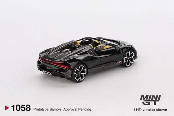 MINIGT 1/64 布加迪 Bugatti W16 Mistral Black MGT01058-L MINIGT 1/64 布加迪 Bugatti W16 Mistral Black MGT01058-L